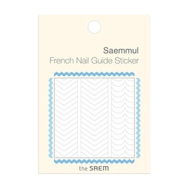 The Saem Saemmul Frenchnail Guide Sticker 01.Zigzag