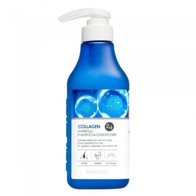 Farmstay Collagen Water Full Shampoo & Conditioner