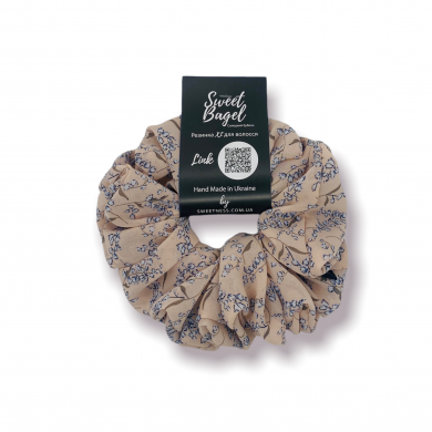 SWEET BAGEL XL Chiffon Scrunchie For Hair Vilies of the Valley