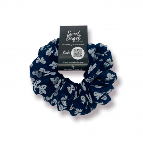 SWEET BAGEL XL Scrunchie For Hair Evening Bow