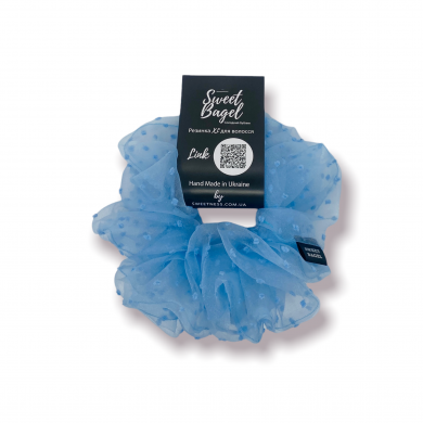 SWEET BAGEL XL Scrunchie For Hair Blue Veil
