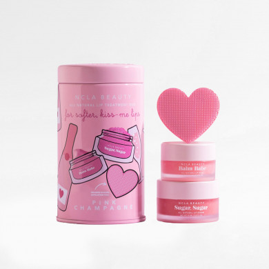 NCLA Beauty Pink Champagne Lip Care Set