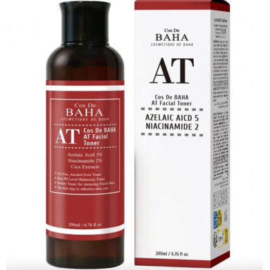 Cos De Baha AT Azealiac Acid 5 Niacinamide 2 Facial Toner