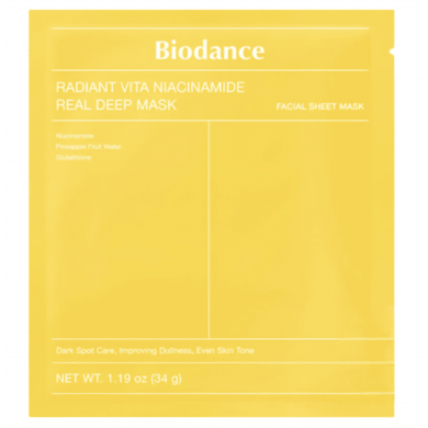 BIODANCE Radiant Vita Niacinamide Real Deep Mask
