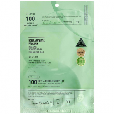 VT Cosmetics Reti-A Reedle Shot 100 2 Step Hydrogel Mask