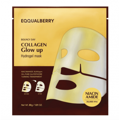 Eqqualberry Collagen Glow Up Hydrogel Mask