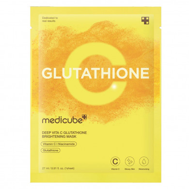 Medicube Deep Vita C Glutatihione Brightening Mask