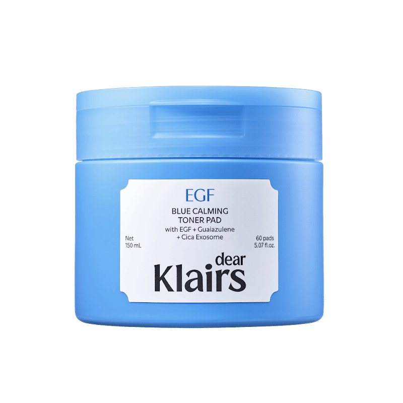 Dear Klairs EGF Blue Calming Toner Pad