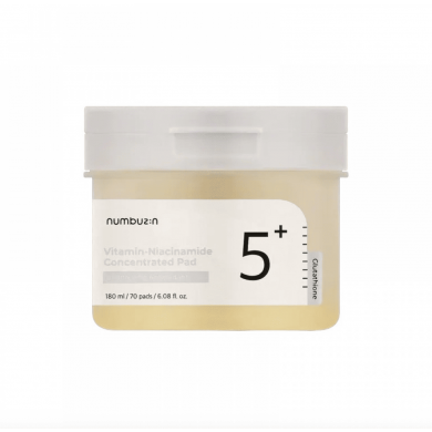Numbuzin No.5+ Glutathione Vitamin Concentrated Toner Pads