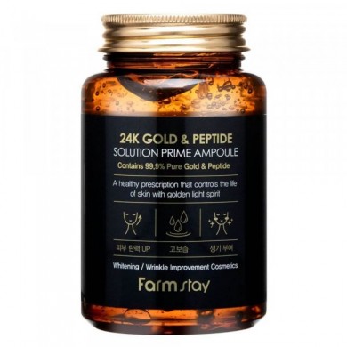 Farmstay 24k Gold & Peptide Solution Prime Ampoule