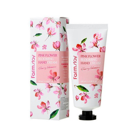 Farmstay Pink Flower Blooming Hand Cream Cherry Blossom