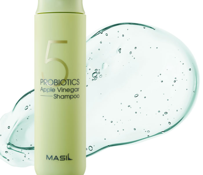 Masil 5 Probiotics Apple Vinegar Shampoo Шампунь от перхоти с яблочным уксусом фото 3 / Sweetness