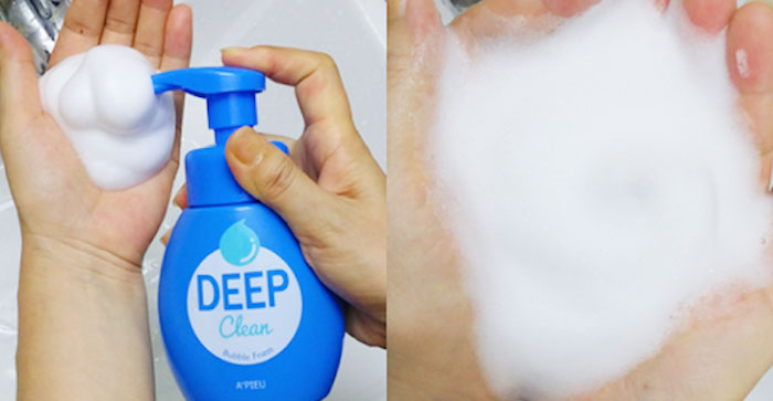 Пенка-мусс для глубокого очищения A'PIEU Deep Clean Bubble Foam фото 4 | Sweetness