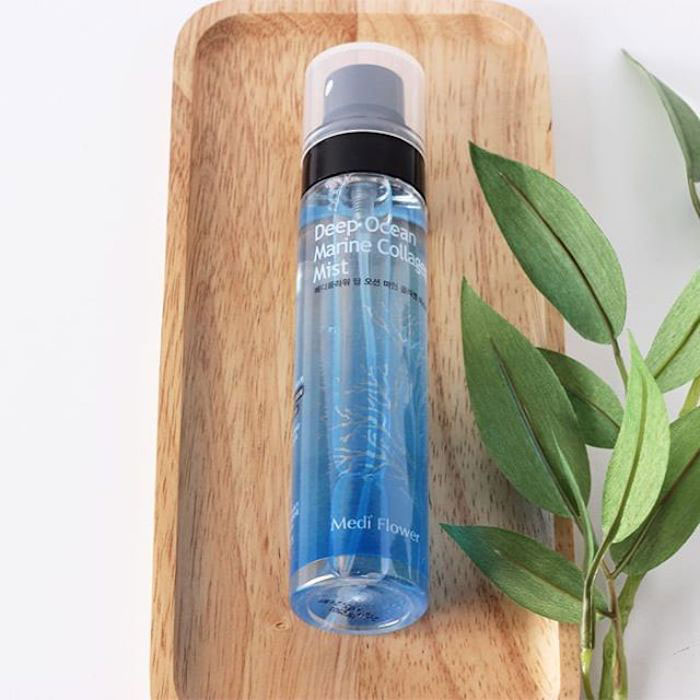 Зволожуючий спрей з морським колагеном Medi Flower Deep Ocean Marine Collagen Facial Mist фото 2 / Sweetness