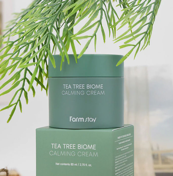 FarmStay Tea Tree Biome Calming Cream Крем с чайным деревом для проблемной кожи лица фото 1 / Sweetness