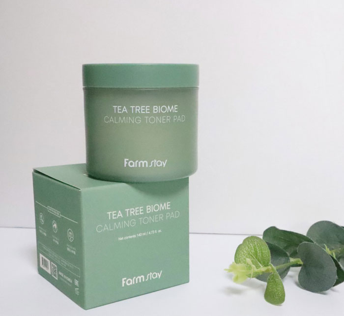 Farmstay Tea Tree Biome Calming Toner Pad - Farmstay