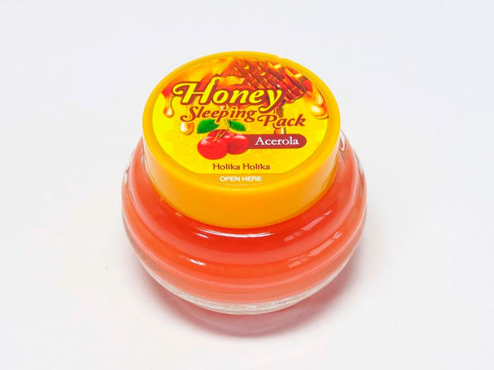 Holika Holika Honey Sleeping Pack Acerola Ночная маска с экстрактами ацеролы и мёда фото 1 / Sweetness