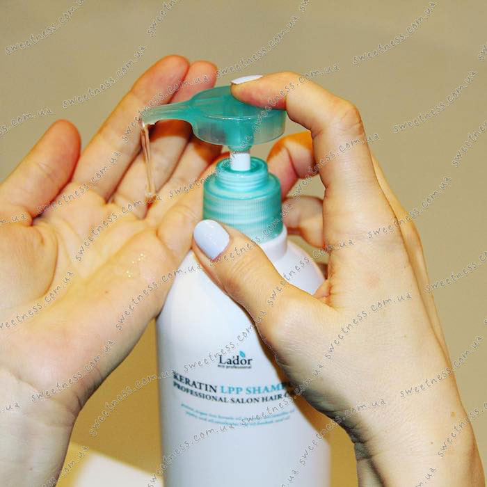 La'dor Keratin LPP Shampoo Кератиновый бессульфатный шампунь, фото 5 | Sweetness