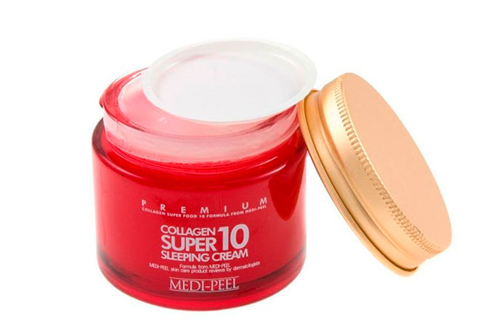 MEDI-PEEL Collagen Super 10 Sleeping Cream Омолаживающий ночной крем для лица с коллагеном фото 2 / Sweetness