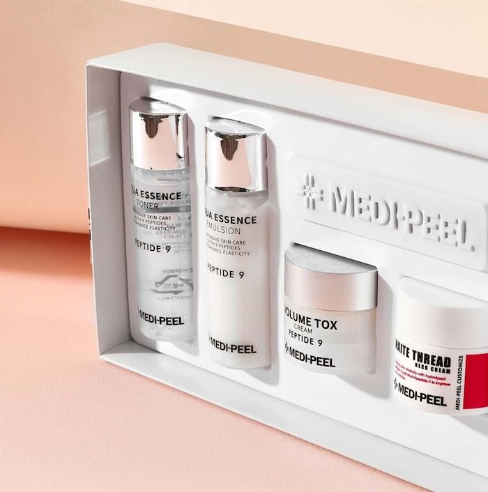 Косметический набор мини-средств с пептидами Medipeel Peptide Skincare Trial Kit фото 2| Корейская косметика Sweetness