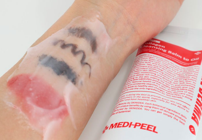 Medi-Peel Red Lacto Collagen Cleansing Balm to Oil Гидрофильный бальзам с пробиотиками и коллагеном фото 8 / Sweetness