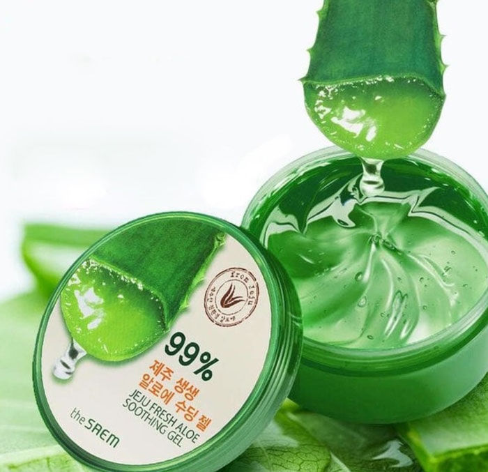 The Saem Jeju Fresh Aloe Soothing Gel 99% Многофункциональный гель с алоэ фото 1 / Sweetness