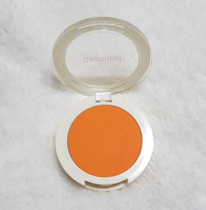 The Saem Saemmul Single Blusher OR02 Selfie Orange Однотонные румяна фото 2 / Sweetness
