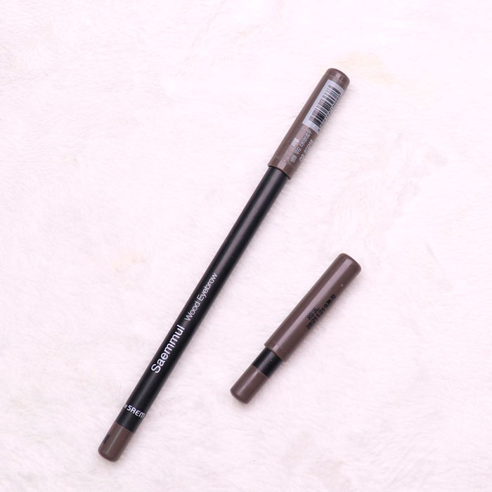 The Saem Saemmul Wood Eyebrow 02 Gray Brown Затачиваемый карандаш для бровей Серо-коричневый фото 1 / Sweetness